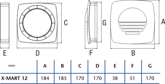 Okenní souprava X-MART-12