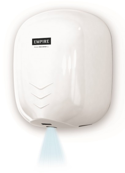 EMPIRE STREAM DRY AUTOMATIC TRYSKOVÝ OSOUŠEČ ABS PLAST BÍLÝ