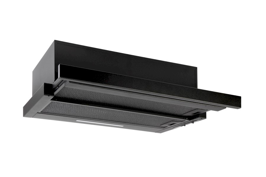 Odsavač par EMPIRE VD STROMBOLI 60 Černá – jediný výsuv na trhu se zadním i horním odtahem