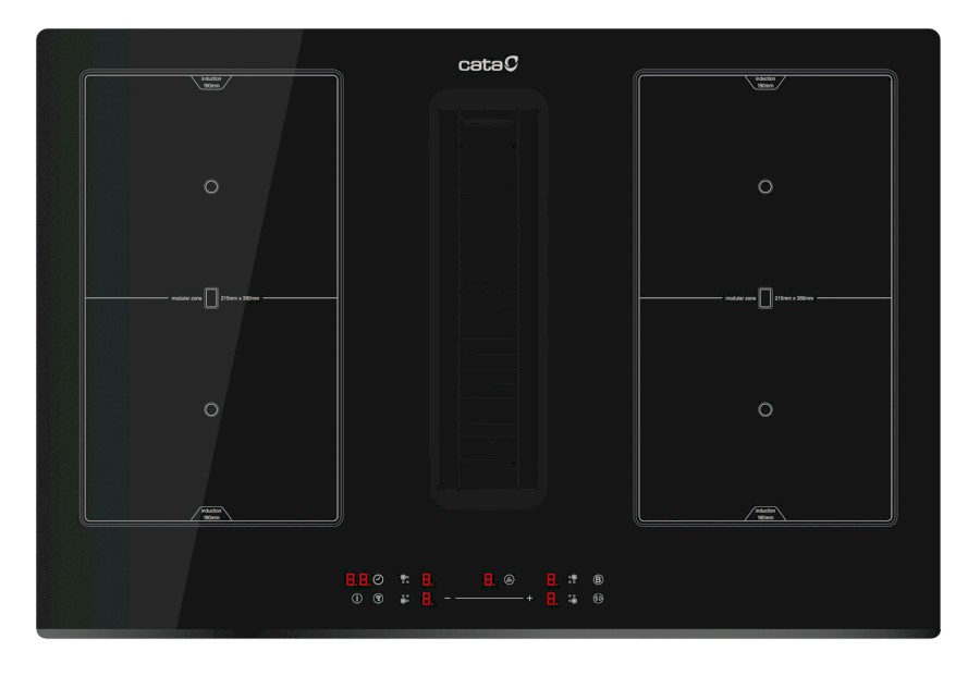Indukční deska s integrovaným odsavačem par CATA IAS 7024