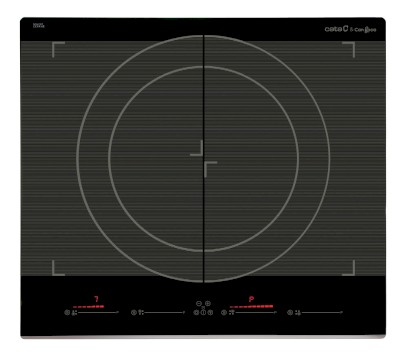 Indukční deska CATA GIGA 600 BK 60 cm 4 zóny gigazóna 40 cm