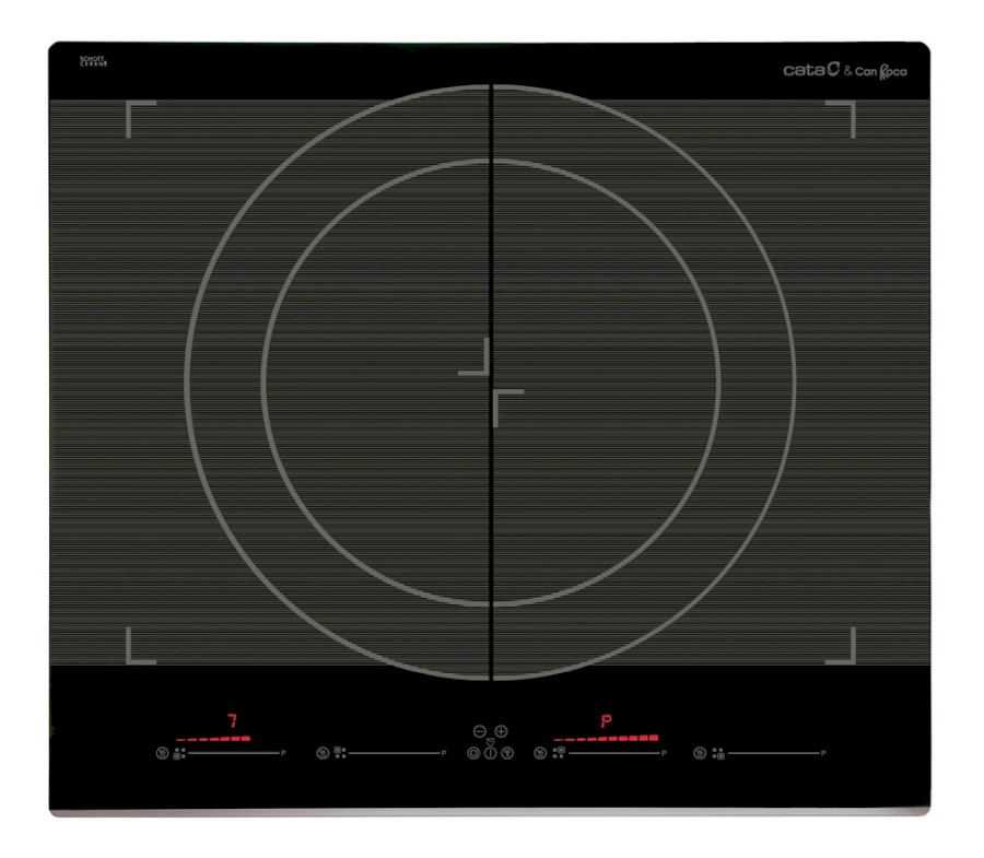 Indukční deska CATA GIGA 600 BK 60 cm 4 zóny gigazóna 40 cm